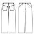 Hose m. verstellbarer Gummizug, Club-Classic
