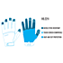 Taktische nadelfeste Handschuhe, 6 Paar