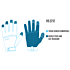 Taktische nadelbeständige Handschuhe ASTM Hypodermic, 6 Paar