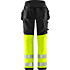 Warnschutz-Stretchhose für Handwerker, Klasse 1, grün, 2643 GSTP