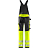 Warnschutz-Latzhose aus Stretch-Material in Grün, Klasse 2, 1031 GSTP