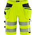 Gut sichtbare grüne Stretch-Shorts für Handwerker, Klasse 2, 2646 GSTP