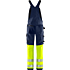 Warnschutz-Latzhose aus Stretch-Material in Grün, Klasse 1, 1032 GSTP