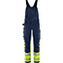 Warnschutz-Latzhose aus Stretch-Material in Grün, Klasse 1, 1032 GSTP