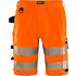 Warnschutz-Stretch-Shorts in Grün, Klasse 2, 2648 GSTP