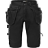 Grüne Handwerker-Stretch-Shorts für Damen 2904 GWM