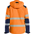 Warnschutz-Softshelljacke für den Winter, leicht, gefüttert