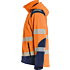 Warnschutz-Softshelljacke für den Winter, leicht, gefüttert