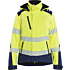 Leichte, gefütterte Hi-Vis-Winter-Softshelljacke für Damen