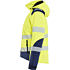 Leichte, gefütterte Hi-Vis-Winter-Softshelljacke für Damen