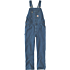 Jeans-Latzoverall mit lockerer Passform