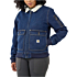 Robuste Flex®-Jeansjacke mit Sherpa-Futter und entspannter Passform