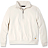 Mittelschweres Sweatshirt mit lockerer Passform und halbem Reißverschluss