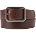 Leather Reversible Center Bar Buckle Belt