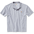 Locker geschnittenes, mittelschweres Poloshirt mit kurzen Ärmeln und Taschen