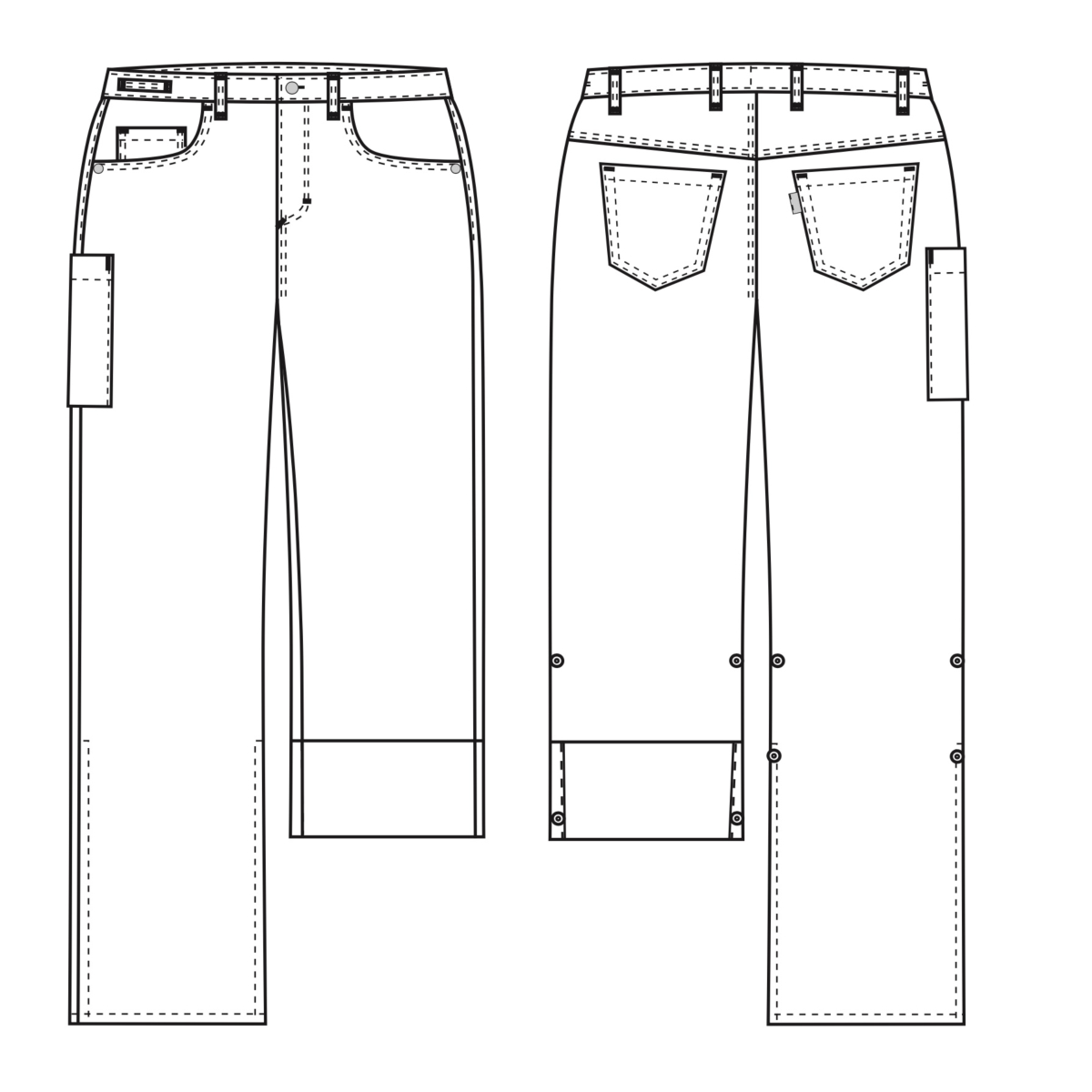 Jeans, klassische Passform, 82 cm – 245 g/m², super cool