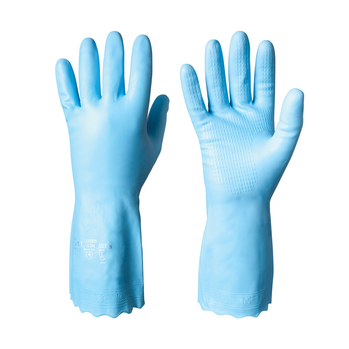 Chemikalienbeständige Vinyl/PVC-Handschuhe Chemstar®, 12 Paar