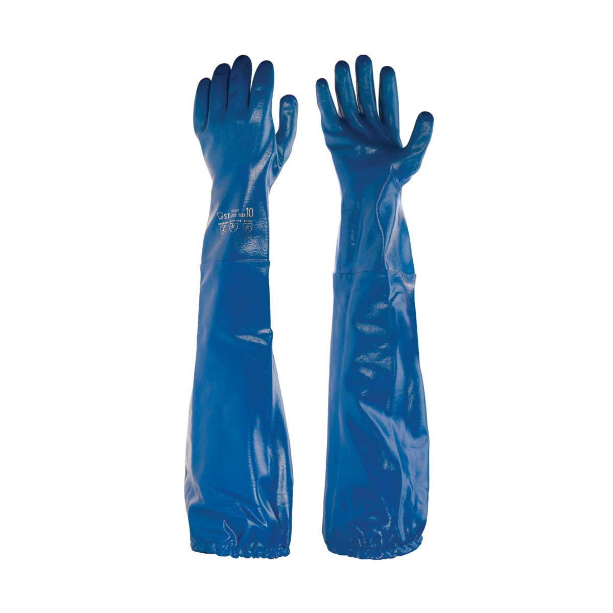 Chemikalienbeständige Nitrilhandschuhe, 6 Paar