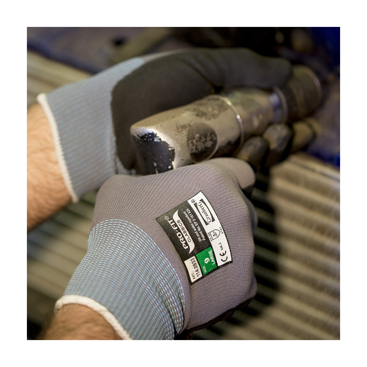 Touchscreen-kompatible Montagehandschuhe Powerfit®, Oeko-Tex® 100-geprüft, 12 Paar