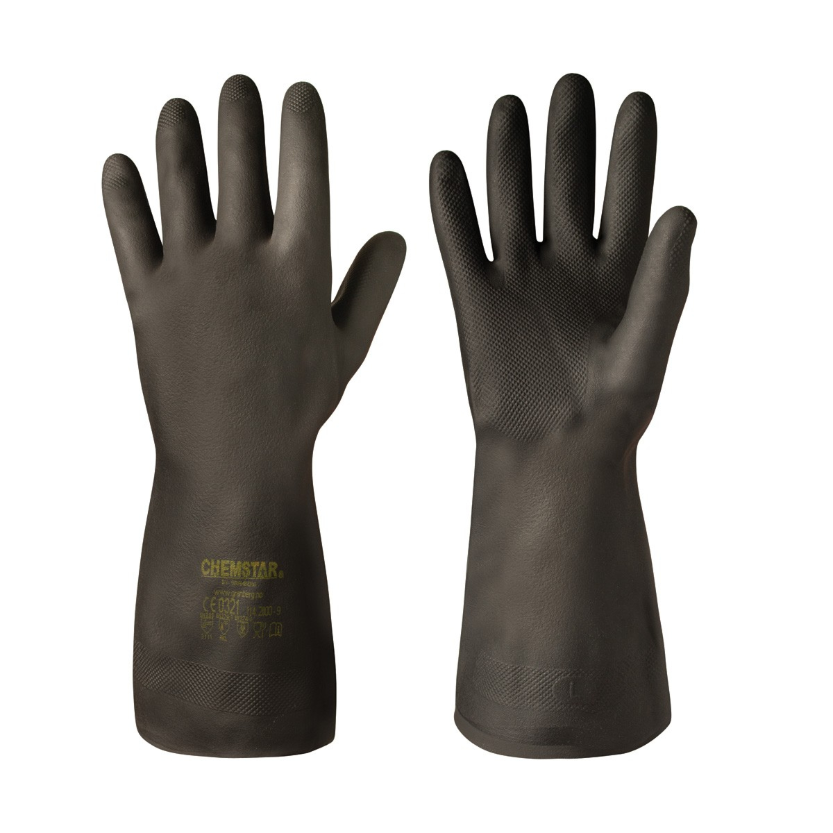 Chemikalienbeständige Neopren-Handschuhe Chemstar®, 6 Paar