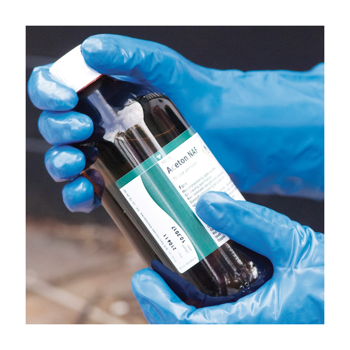 Chemikalienbeständige Nitrilhandschuhe Chemstar Ketones®