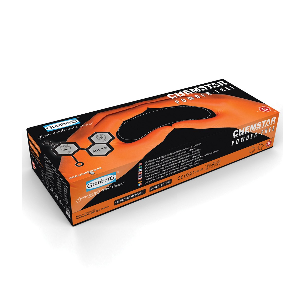 Chemikalienbeständige Einweghandschuhe Chemstar®