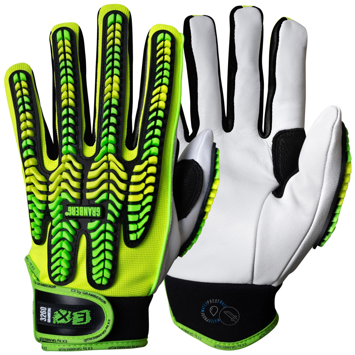 Schnitt-, stoß- und wasserfeste Handschuhe EX®, 6 Paar