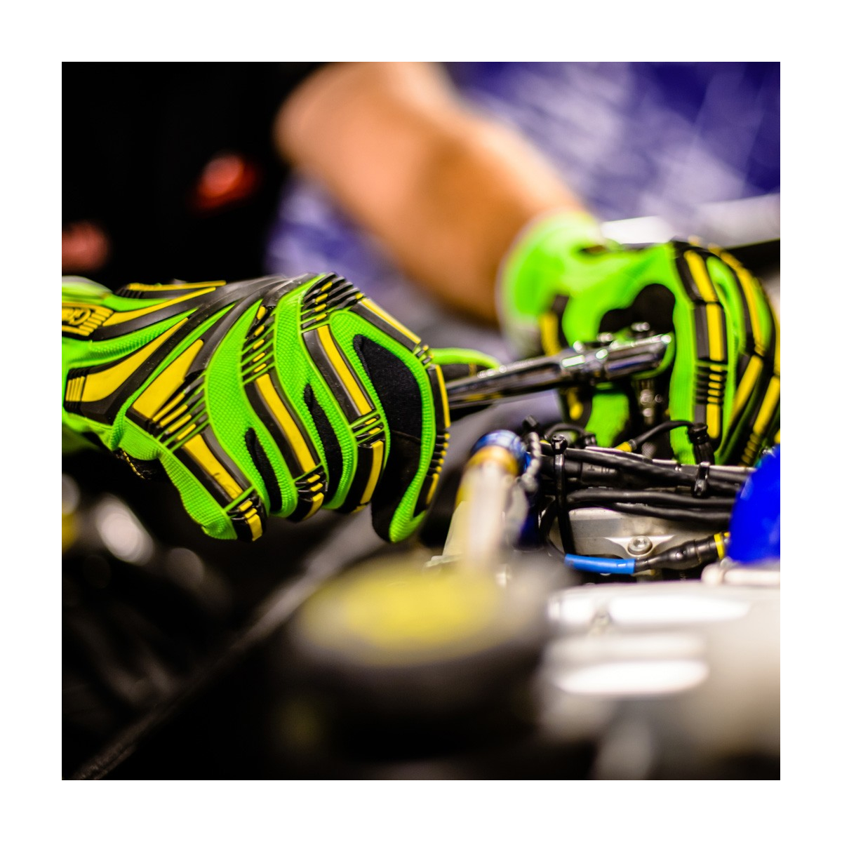 Schnittfeste Handschuhe mit Aufprallschutz, 6 Paar