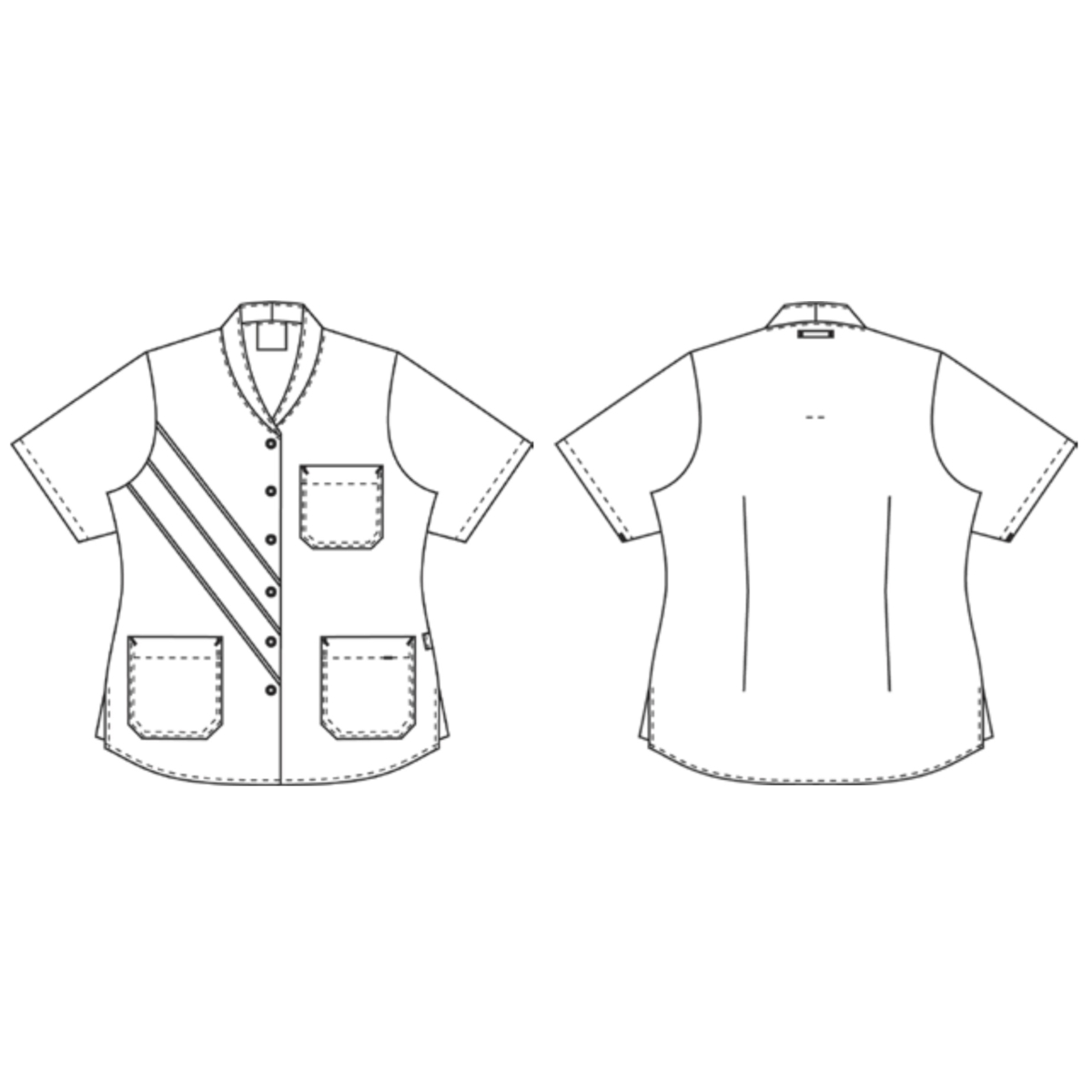 Damentunika m. Baumwolle innen, Feel Free