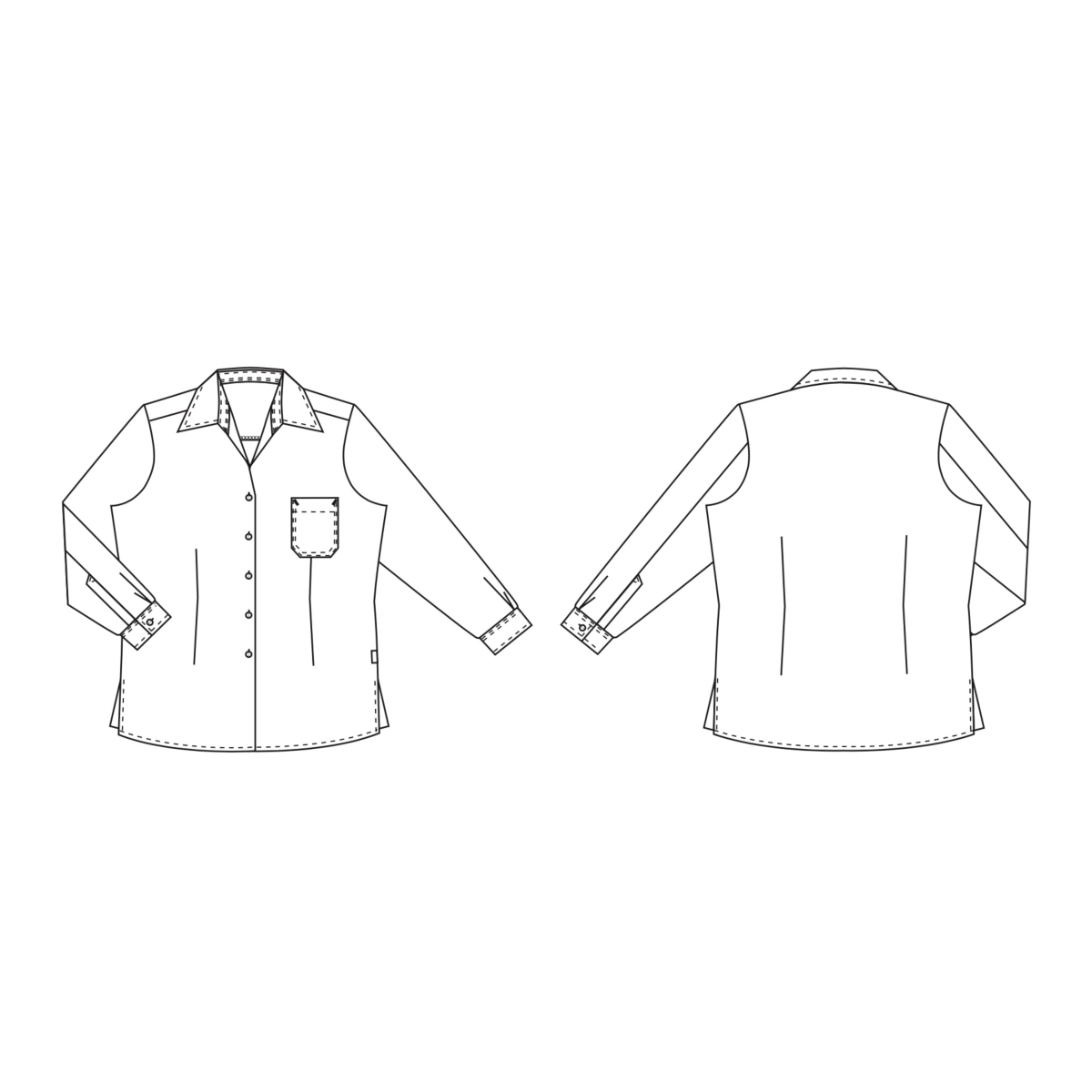 Damenshirt m. lange Ärmel, Leistung