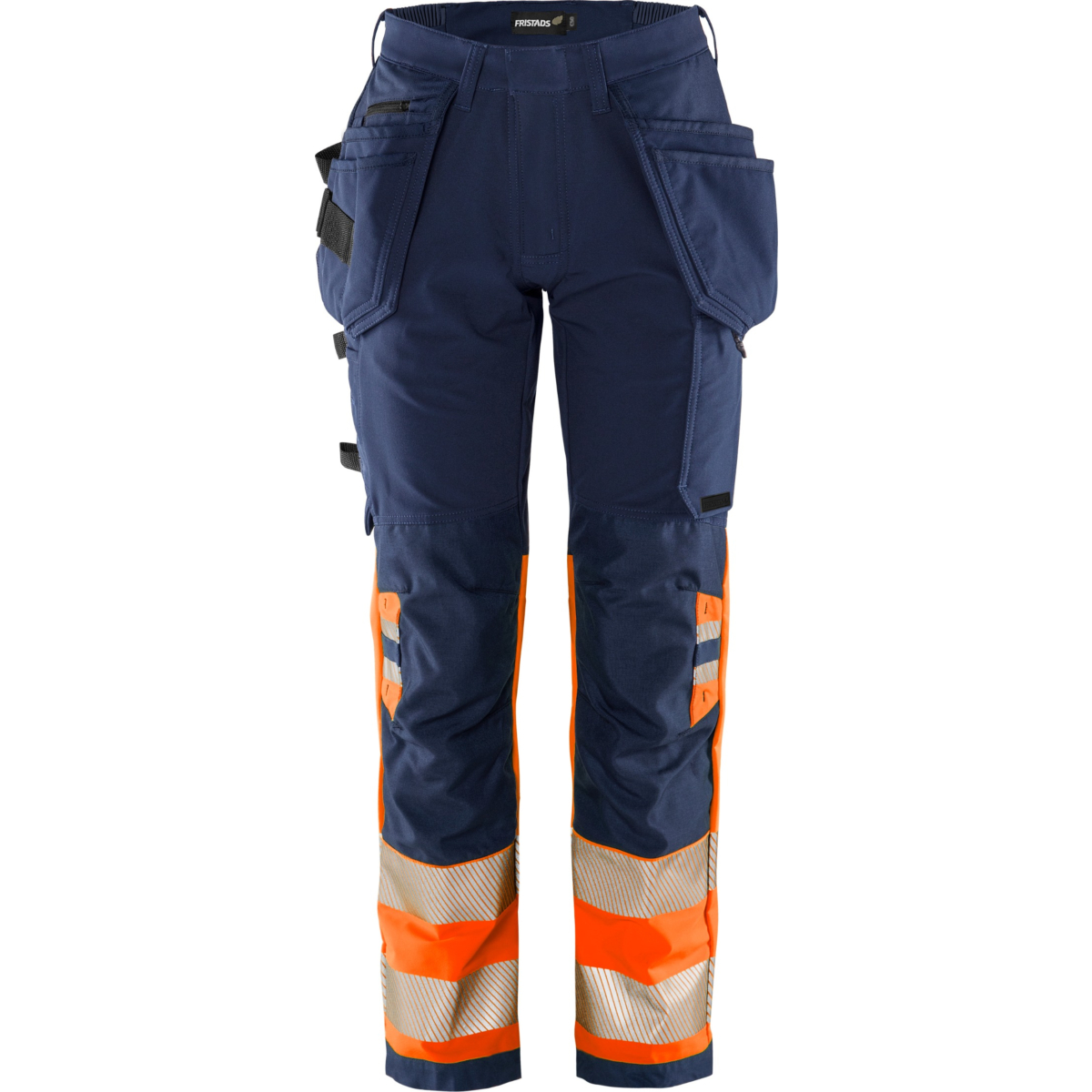 Warnschutz-Stretchhose für Damen in Grün, Klasse 1, 2663 GSTP