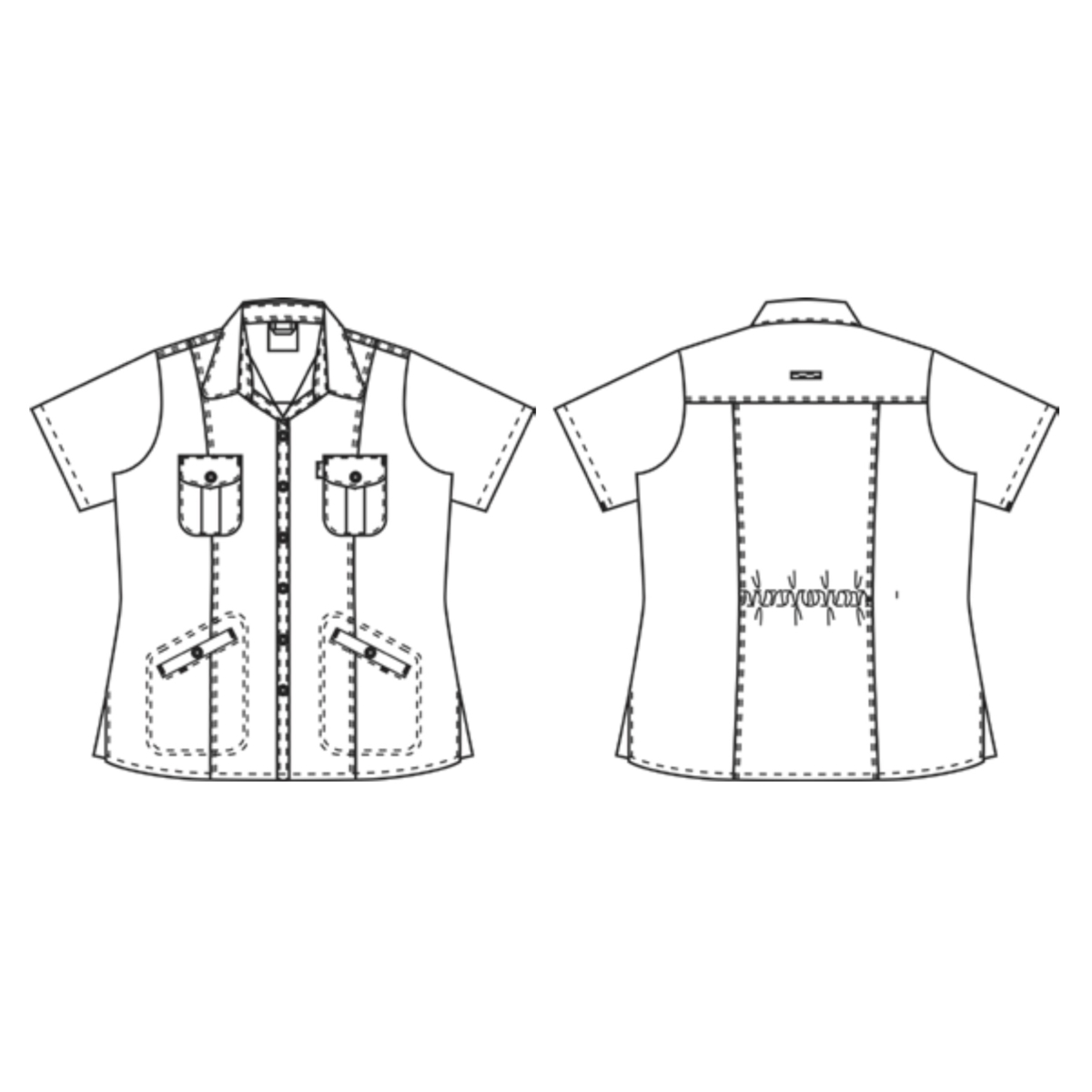 Lässige Damen-Tunika/Hemd, Fresh