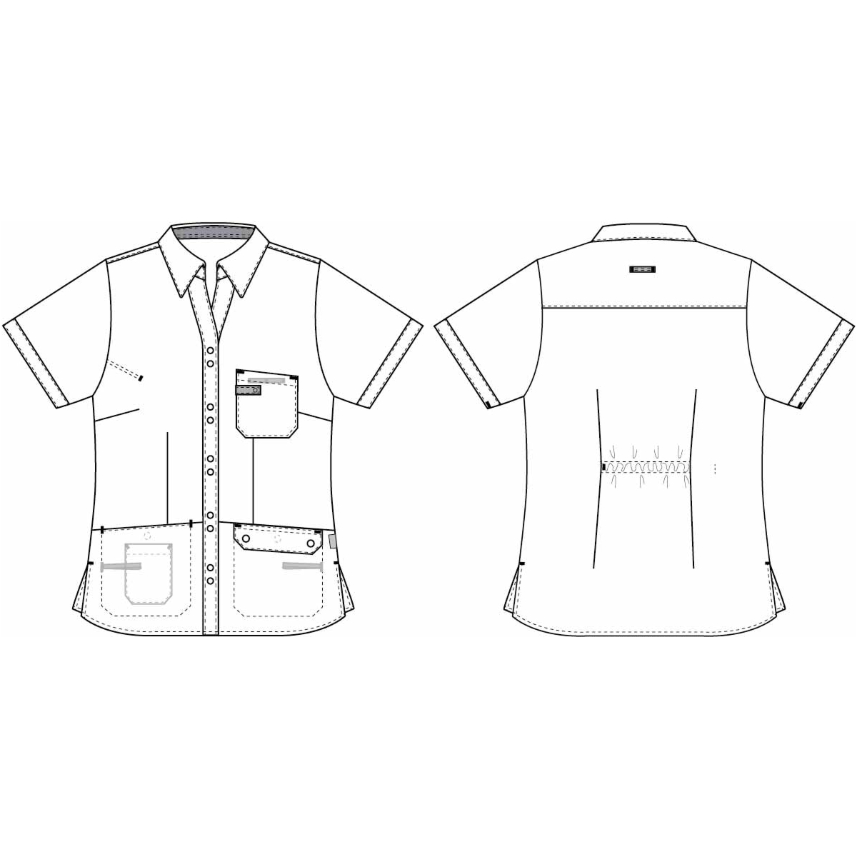 Lässige Damen-Tunika/Hemd, Picnic