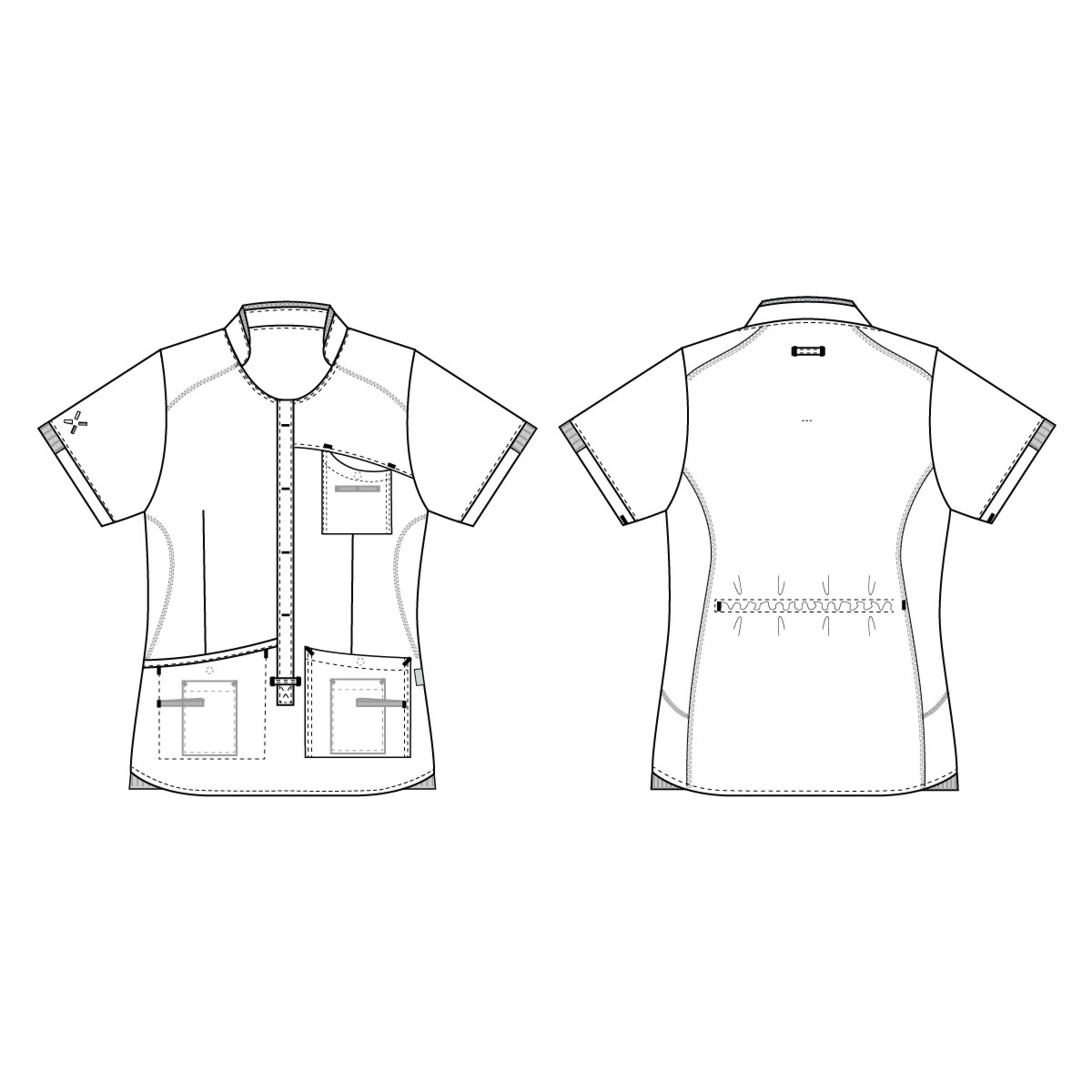 Damenkittel, sportlich