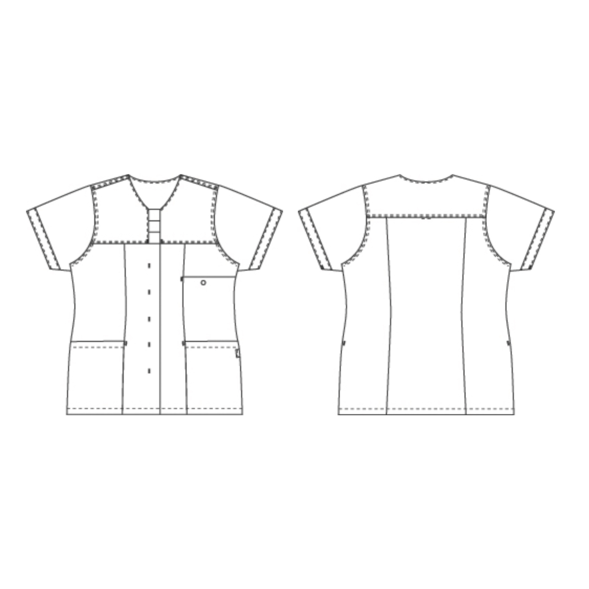 Damentunika, Collage