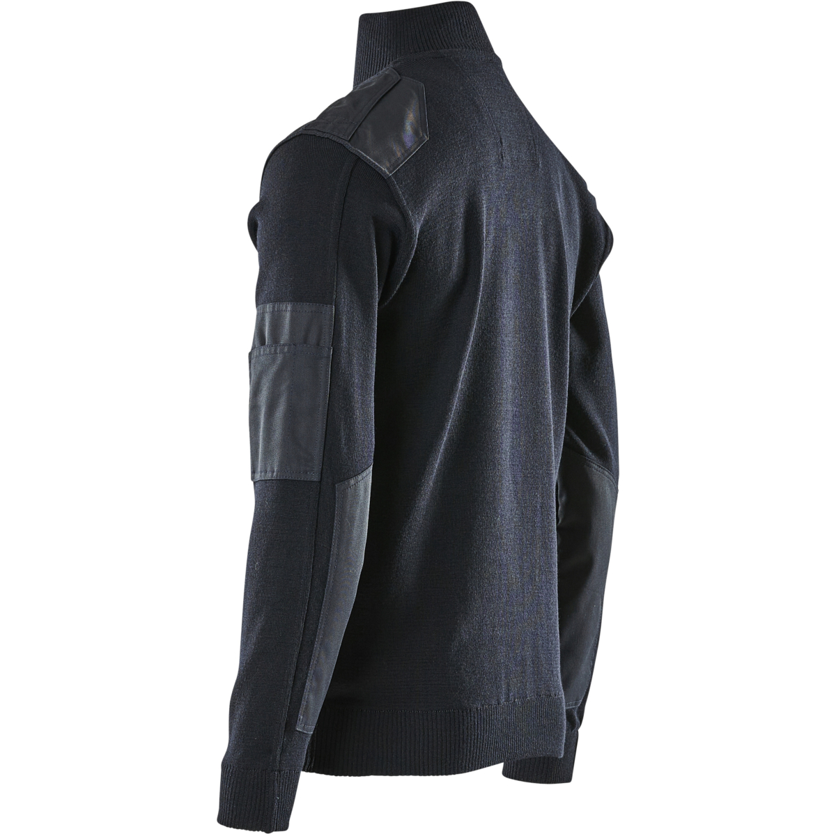 Gestrickter Pullover mit halbem Reißverschluss