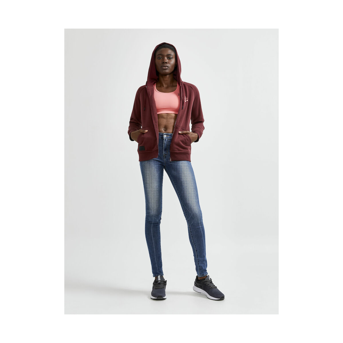 CORE Craft Kapuze mit Reißverschluss W