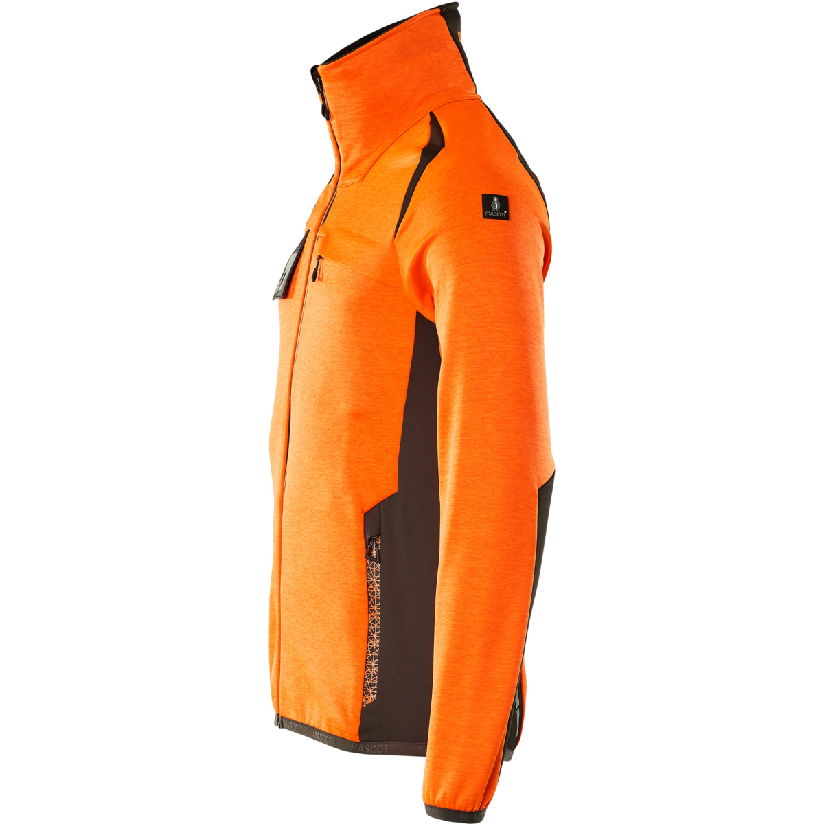 Fleecepullover mit Reißverschluss