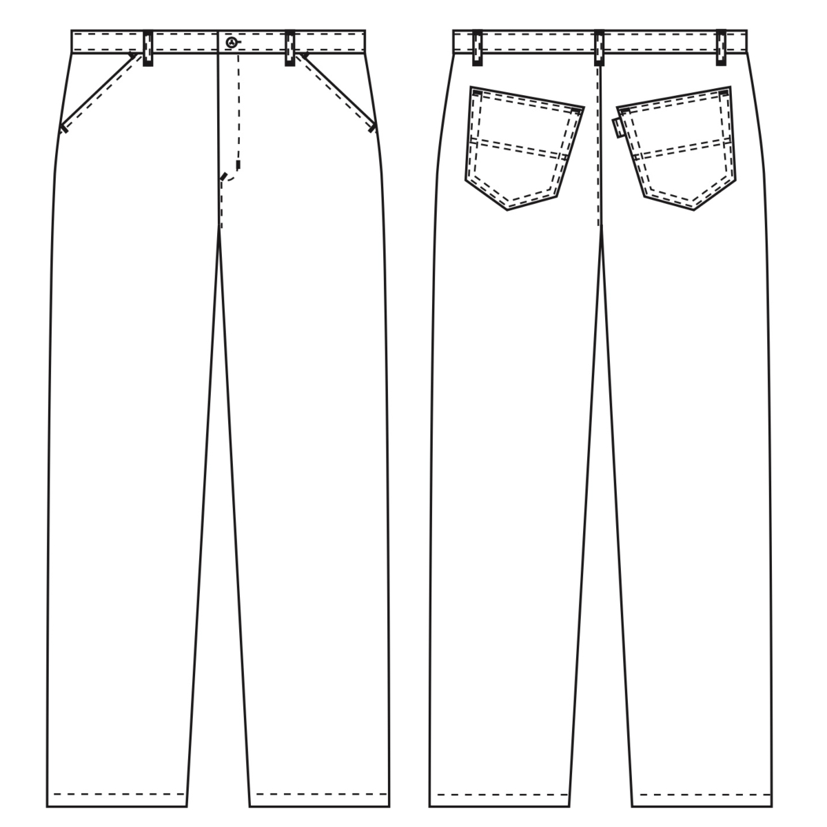 Hose m. Stretch- und Jeans-Look, Club-Classic