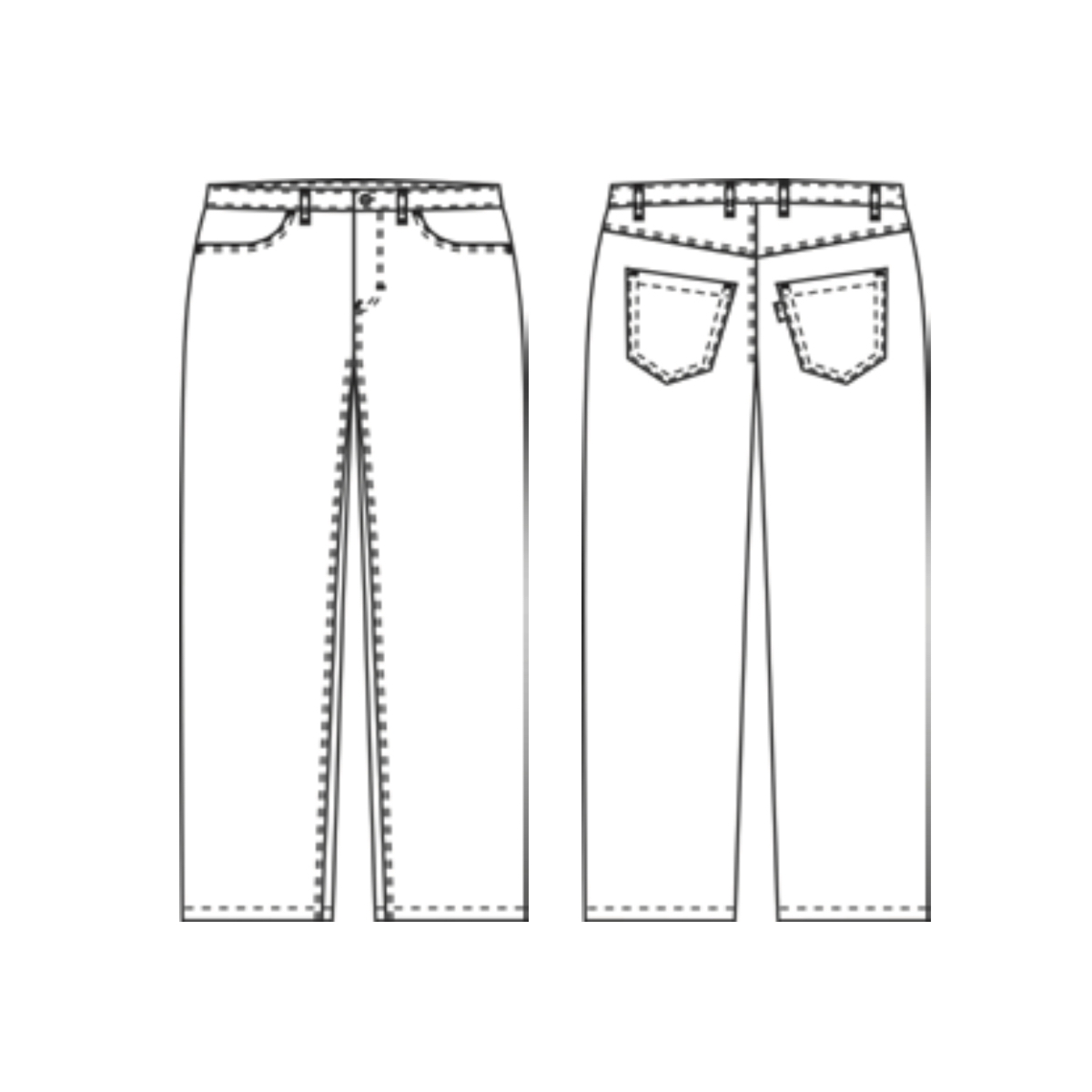 Hose m. Jeans-Look, Club-Classic