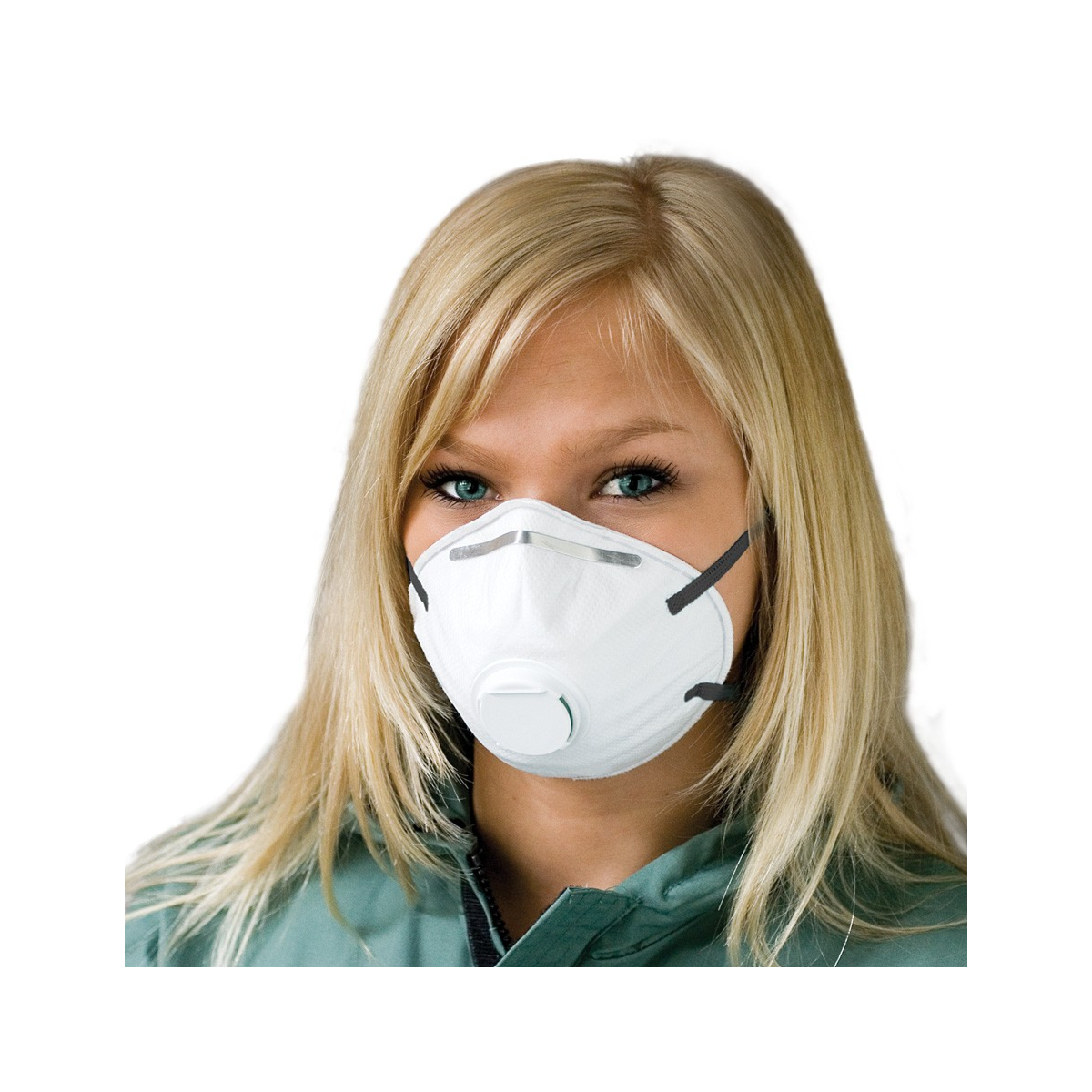 Einweg-Atemschutzmaske FFP2 NR D mit Ventil, 10er-Pack