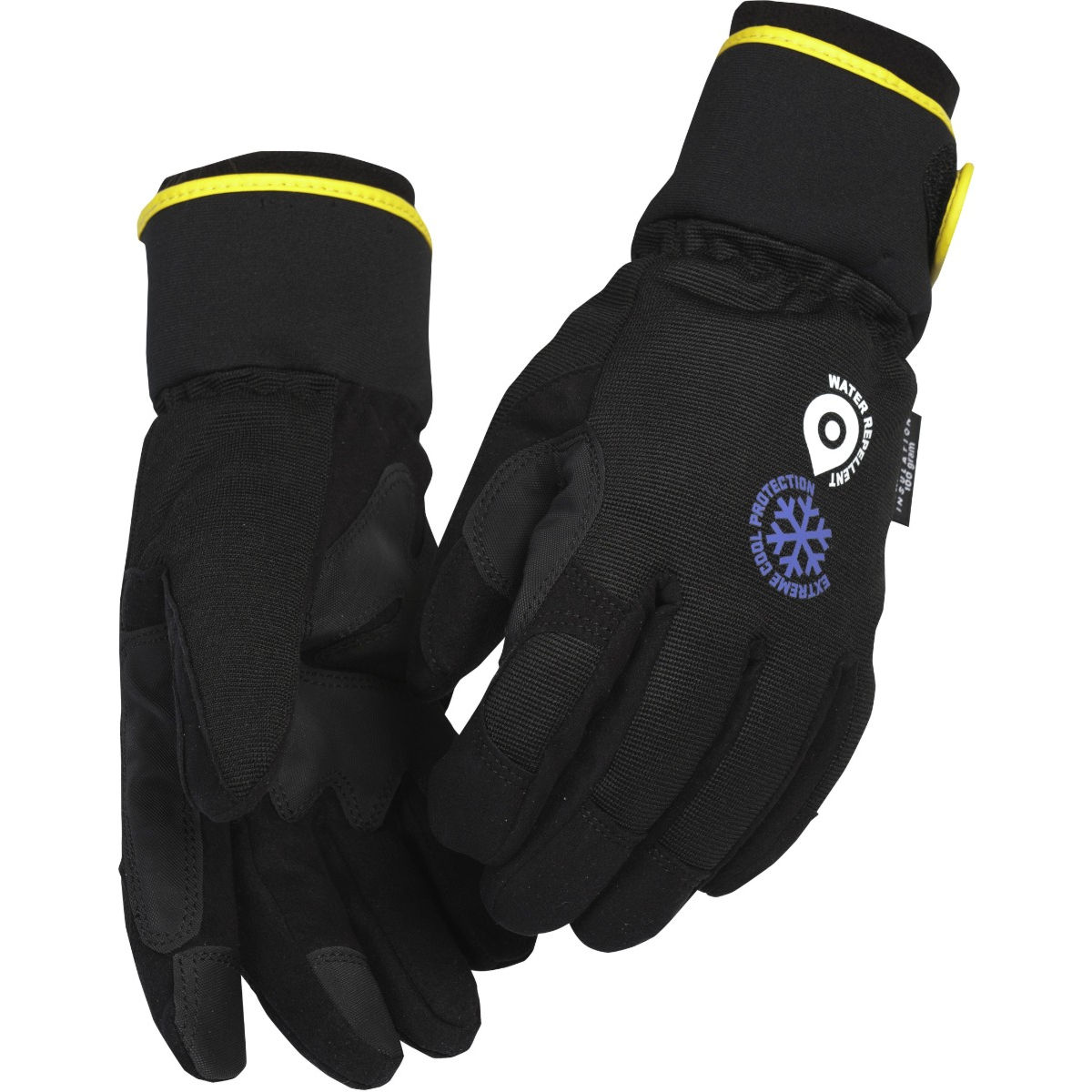 Mit Arbeitshandschuhen gefüttert