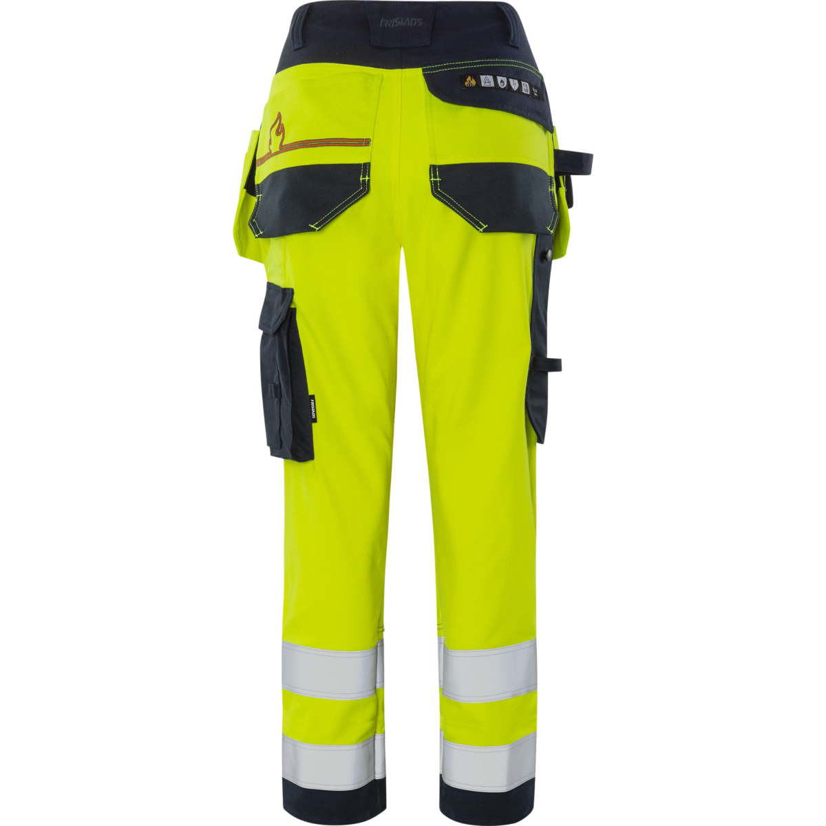 Flamestat High Vis Handwerker Stretchhose Klasse 2 Damen 2164 ATHF