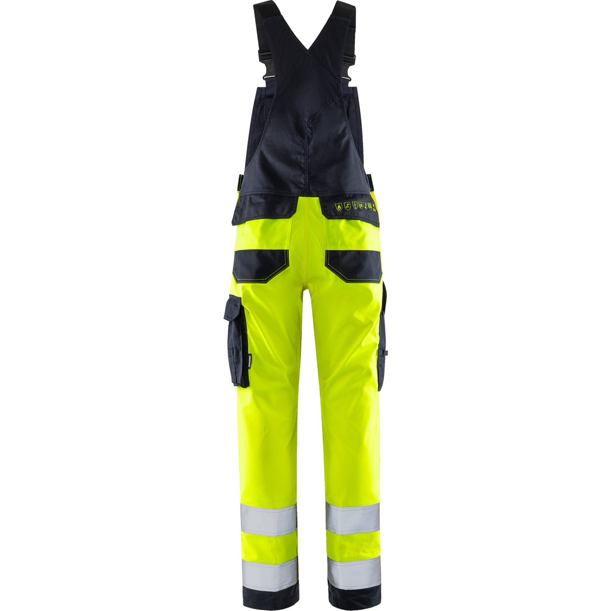 Flamestat high vis stretch bib'n'brace class 2 1169 ATHF