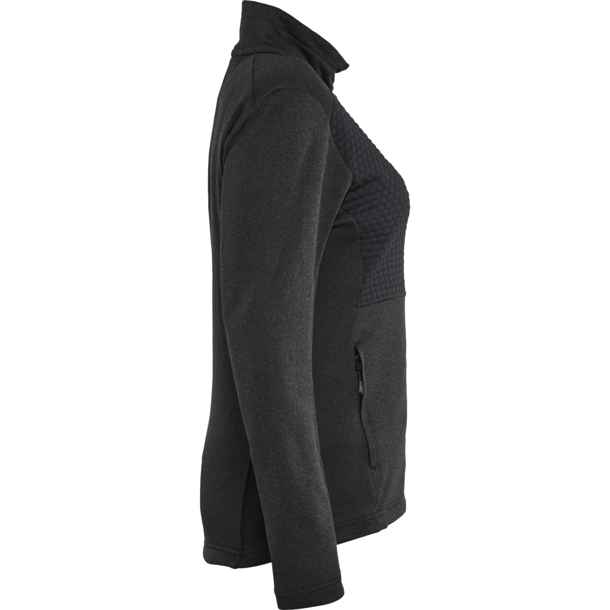 Sweatshirt mit durchgehendem Reißverschluss für Damen