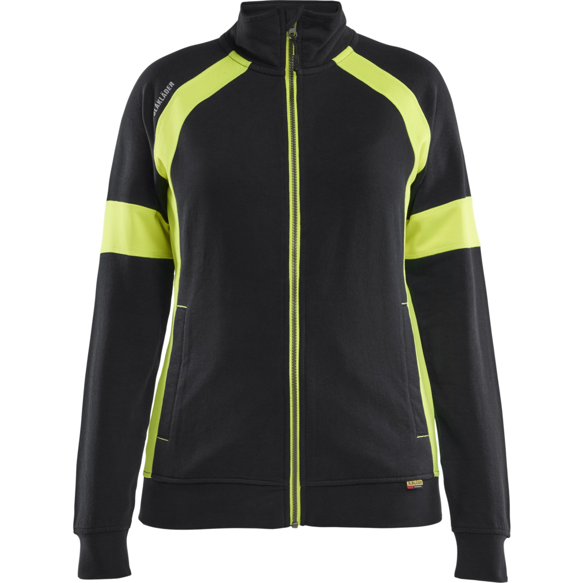 Sweatshirt für Damen mit durchgehendem, gut sichtbarem Reißverschluss