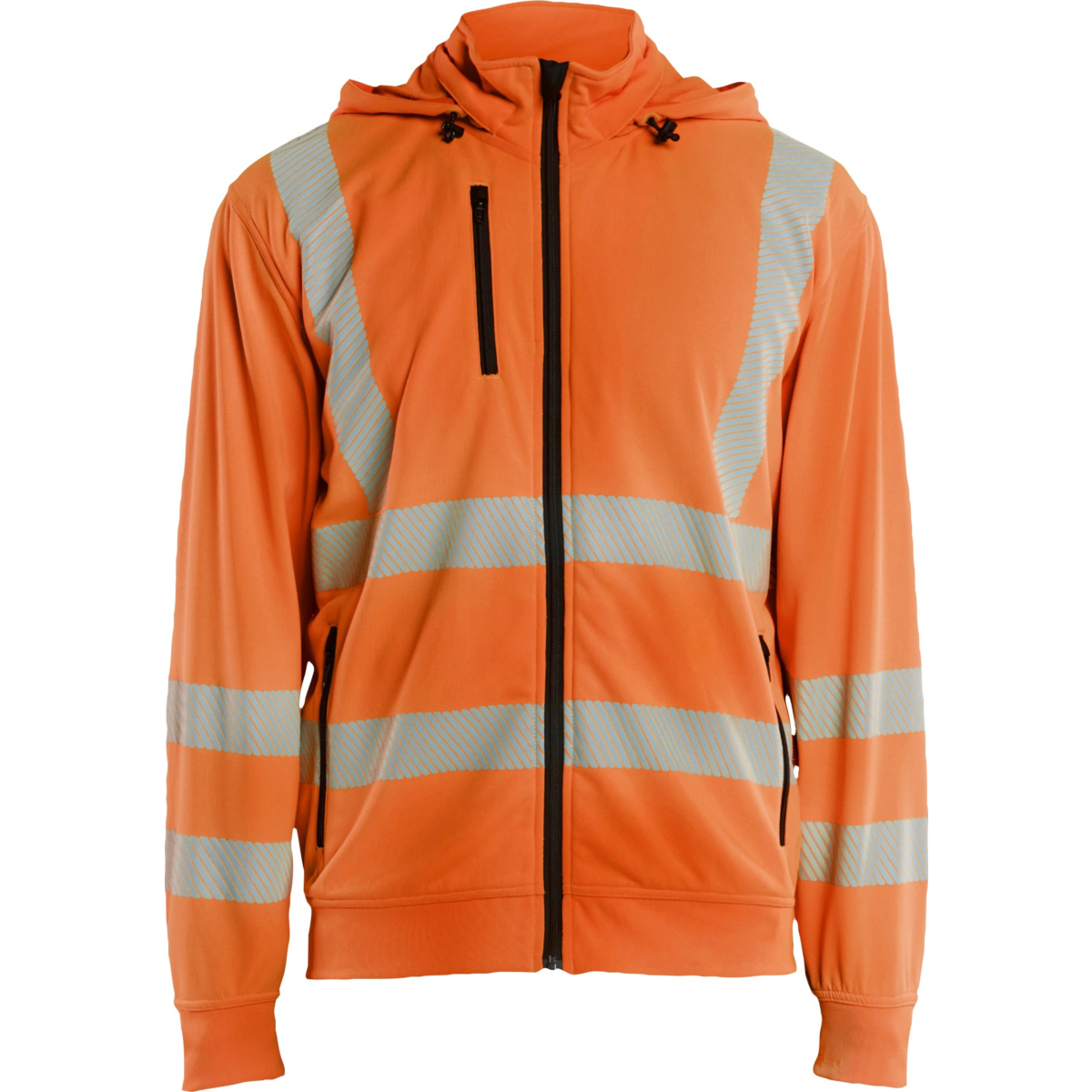 Hi-Vis-Sweatshirt mit abnehmbarer Kapuze