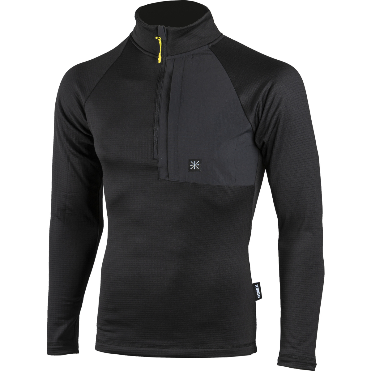 4463 Poloshirt mit halbem Reißverschluss