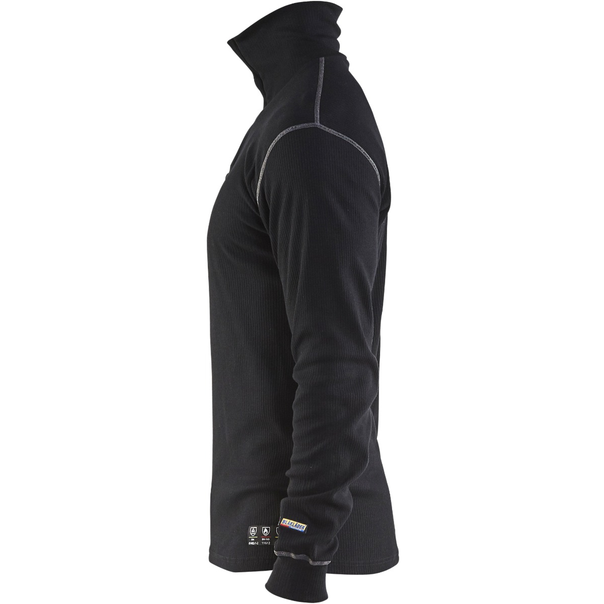 Flammhemmendes Unterwäscheoberteil mit halbem Reißverschluss