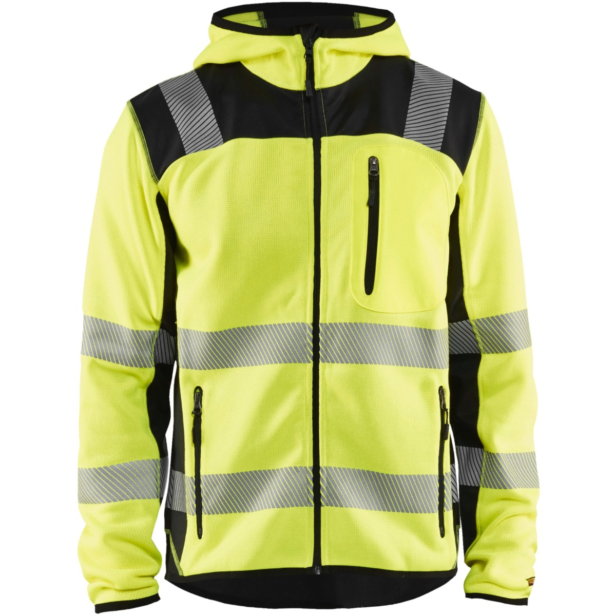 Gestrickte High Vis-Jacke